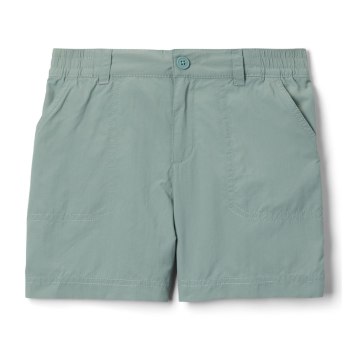 Columbia Silver Ridge IV, Pantalones Cortos Verdes Claro Para Niña | 739840-WAR